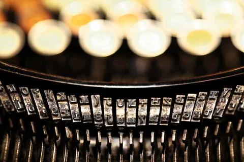 Old typewriter Stock Photos