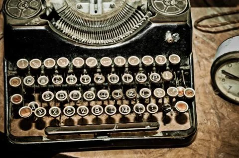 Old typewriter Stock Photos