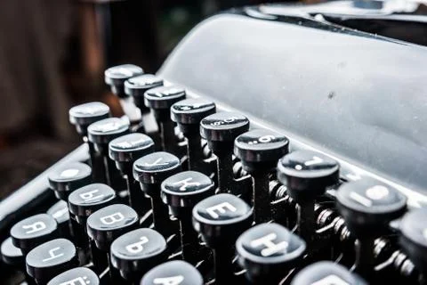 Old typewriter Stock Photos