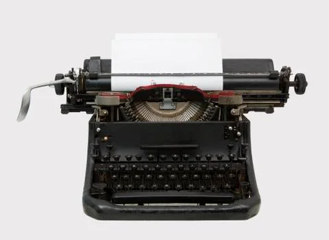 Old typewriter 스톡 사진
