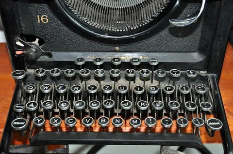 Old typewriter Stock Photos