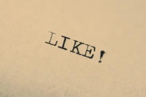 Old typewriter with text like Stock Photos