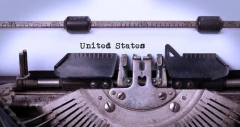 Old typewriter - USA Stock Photos