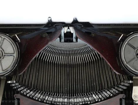 Old typewriting machine Stock Photos