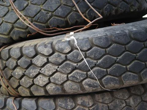 Old tyre Stock Photos