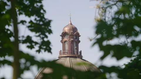 Old Ukrainian monastery in Lviv Stock Footage 200930675