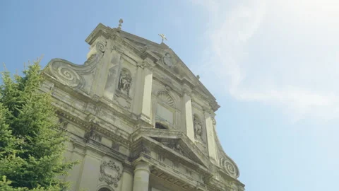 Old Ukrainian monastery in Lviv Stock Footage 201268376