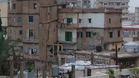 Old Urban Buildings 2 Stock Footage 308751684