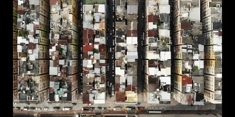 Old urban Video stock 94335011