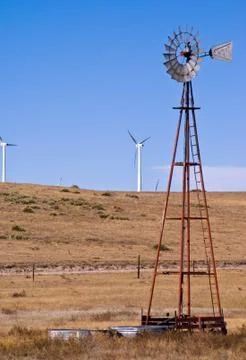 Old Use For Wind And New Stock Photos