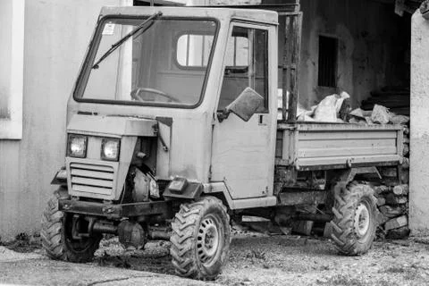 An old van Stockfoto's