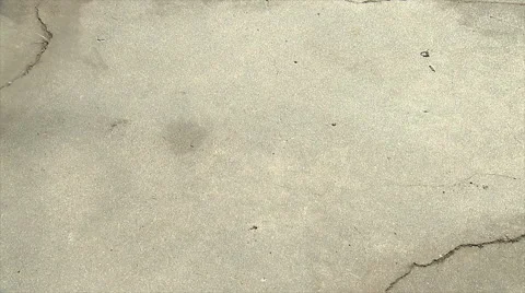 Old VCR Breaks on Concrete Stock Footage 50090997