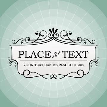 Old vector retro vintage label isollated from backgropund. Layered. Stock-Illustration