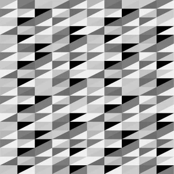 Old vector seamless pattern. Abstract triangles background Illustrazione stock