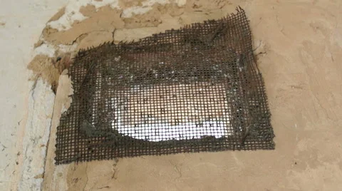 Old ventilation grille Видео 57325234