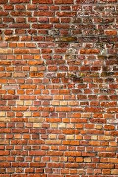 Old Vertical Brick Wall Stock Photos