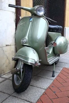 Old Vespa Foto stock