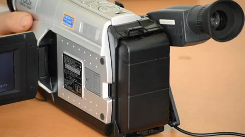 Old VHS Home Video Vídeo Stock 50309798