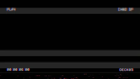 Old VHS or videocassette background effect. Glitch and noise effects 4k. Stock Footage 125584104