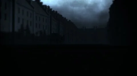 Old Victorian London Town Stock Footage
