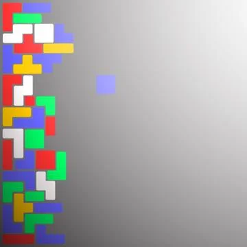 Old video game background Stock Illustration