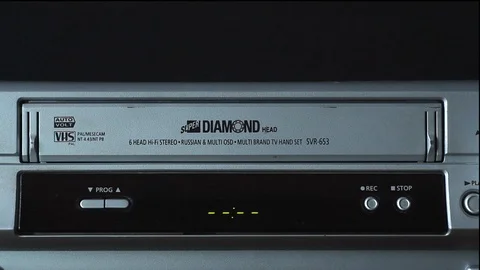 Old Video Recorder. Stock Footage 125513839