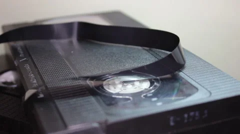 Old Videocassette 5 Stock-Footage 44395059