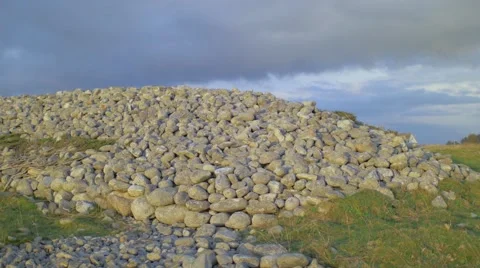 Old Viking Grave Stock Footage 42645947