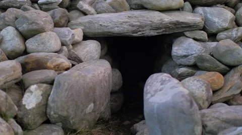 Old Viking grave Stock Footage 42646667