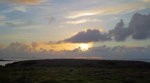 Old Viking grave Stock Footage 42646851