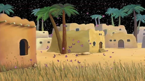 Old Village Stock Footage 45968832