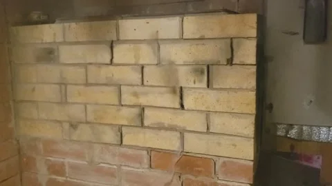 The old village stove does not want to burn Stock Footage 253256214