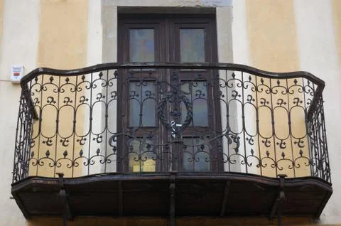 Old vintage balcony Stock Photos