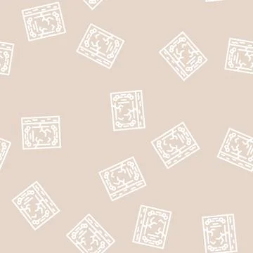 Old vintage book line vector seamless pattern 스톡 일러스트