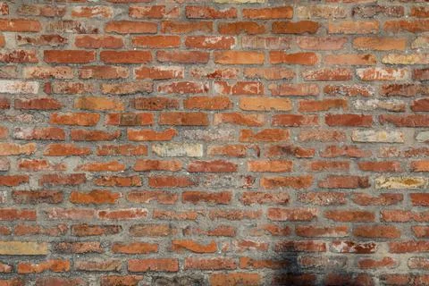Old vintage brick wall background texture Stock Photos