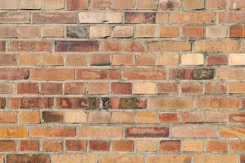 Old vintage brick wall with mortar joints Fotos de archivo