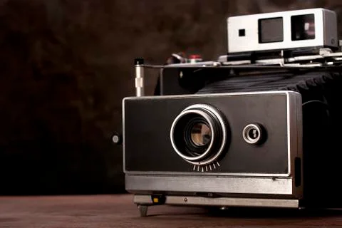 Old vintage camera Stock Photos