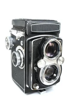 Old vintage camera Stock Photos