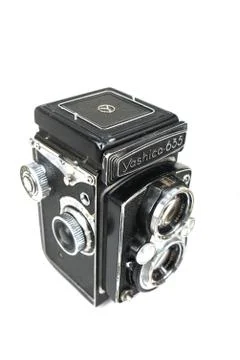 Old vintage camera Stock Photos