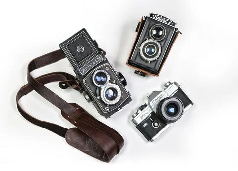 Old vintage camera Stock-Fotos