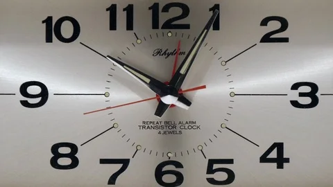 Old vintage clock Stock Footage 103410289