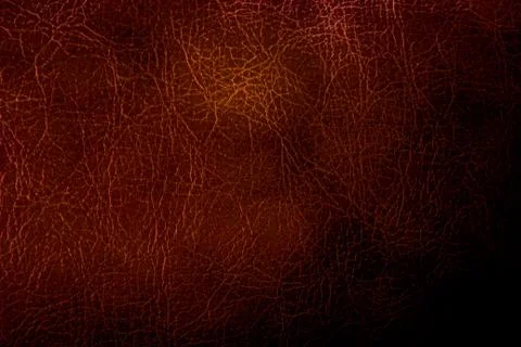 Old vintage dark brown leather background and texture; for horror haunted house  Stock Photos