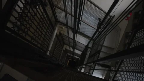 Old vintage elevator. Stock Footage 315169929