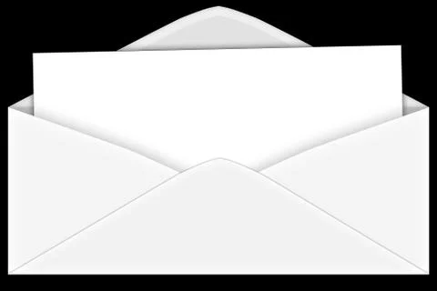Old vintage envelope Stock Illustration