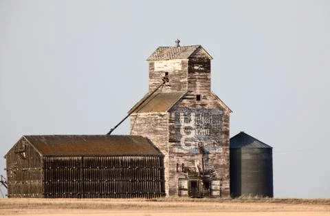 Old Vintage Grain Elevator Stock Photos
