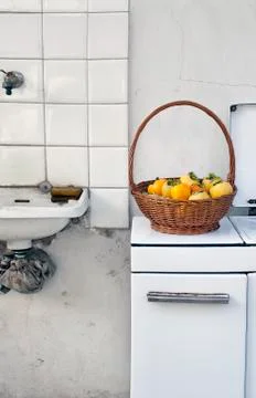 Old vintage kitchen Stock Photos