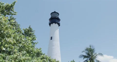Old Vintage Lighthouse Stock Footage 204874680