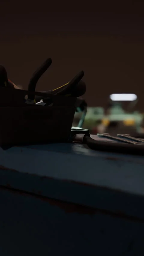 Old vintage personal computer workspace Stock Footage 273591243
