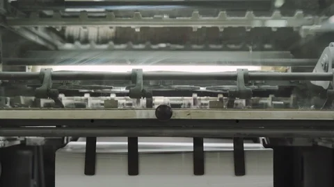 Old vintage printing. Stock Footage 116740277