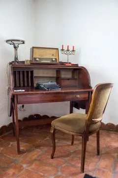 Old vintage table Stock Photos